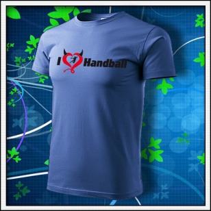 I Love Handball - svetlomodré