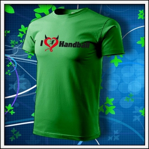 I Love Handball - trávovozelené