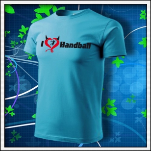 I Love Handball - tyrkysové