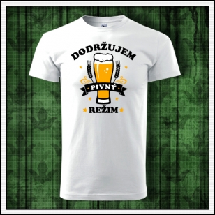 Vtipné pivné tričko, vtipné tričká pre pivára, vtipné darčeky pre pivárov, vtipné tričko s potlačou pivný režim, humorné tričká.