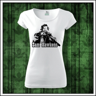 dámske retro tričko sam hawkens, retro darček Sam Hawkens, dámske tričko winnetou