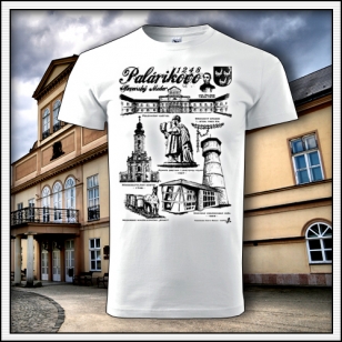 Pánske biele tričko Palárikovo darček pre palárikovčanov kaštieľ palárikovo