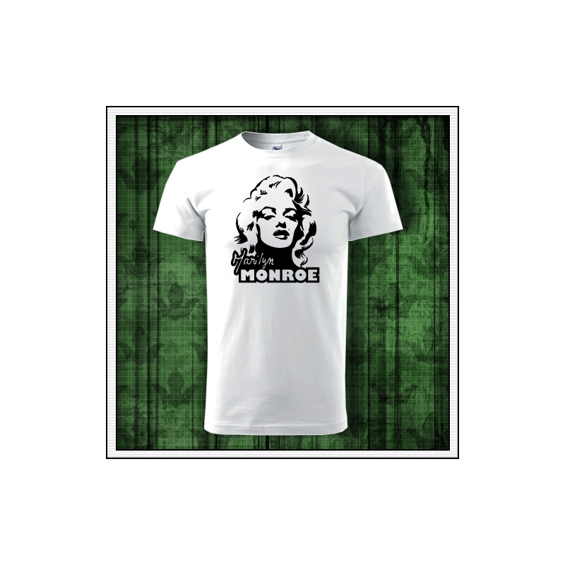 pánske retro tričko Marilyn Monroe nostalgický darček s Merilyn