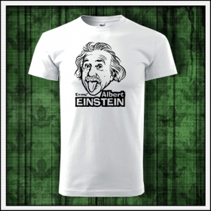 Retro tričko Albert Einstein nostalgický darček s fyzikom Einsteinom