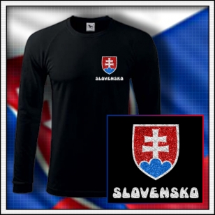pánske dlhorukávové tričko slovensko luxusný suvenír zo slovenska slovakia SVK