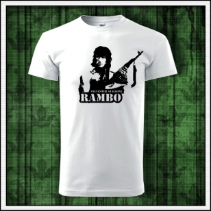 pánske retro tričko RAMBO Sylvester Stallone retro darček