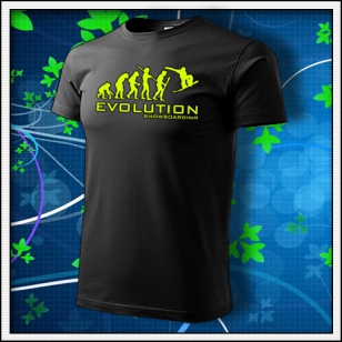 Evolution Snowboarding - unisex so žltou neónovou potlačou