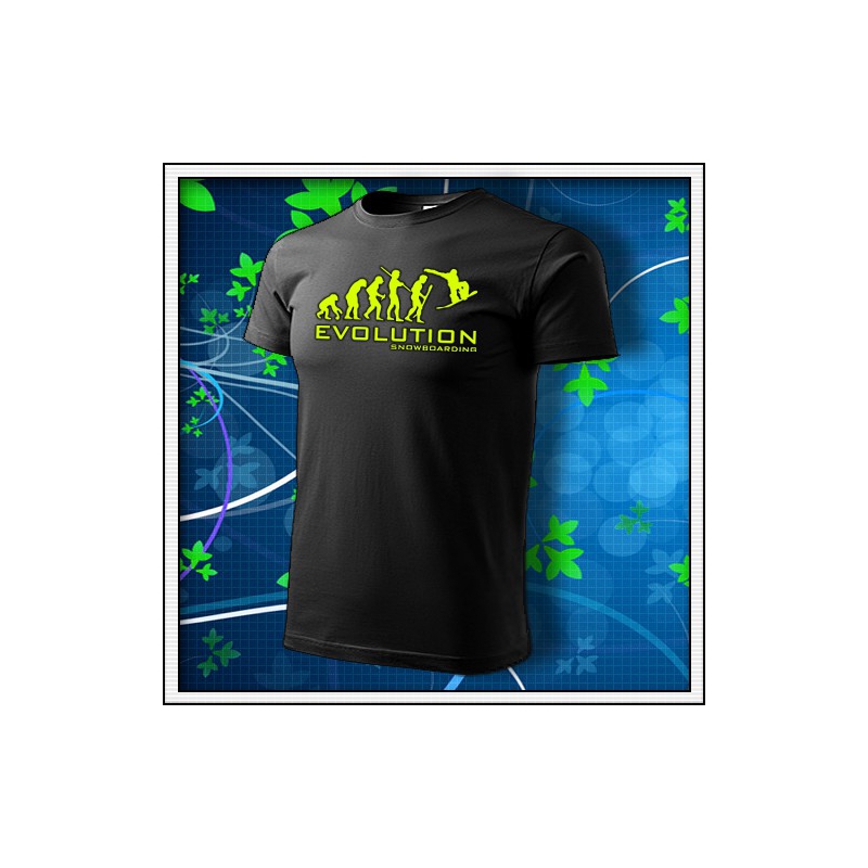 Evolution Snowboarding - unisex so žltou neónovou potlačou
