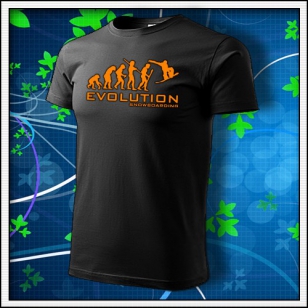 Evolution Snowboarding - uniseex s oranžovou neónovou potlačou