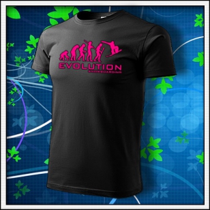 Evolution Snowboarding - unisex s ružovou neónovou potlačou