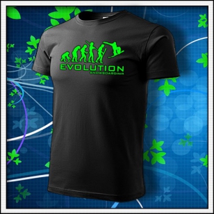 Evolution Snowboarding - unisex so zelenou neónovou potlačou