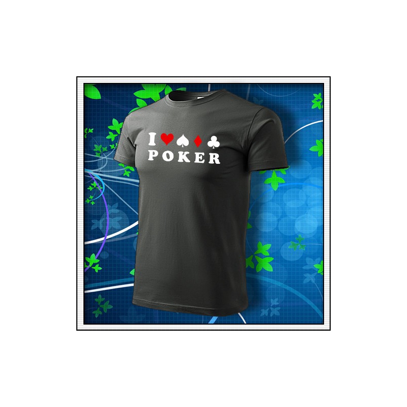 I Love x - tmavá bridlica