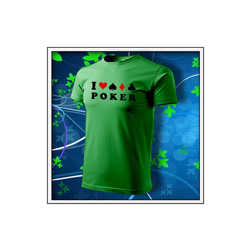 I Love x - trávovozelené