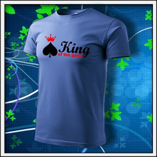 King of the Game - Poker - svetlomodré