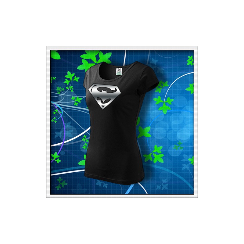 Super Batman - dámske tričko s reflexnou potlačou