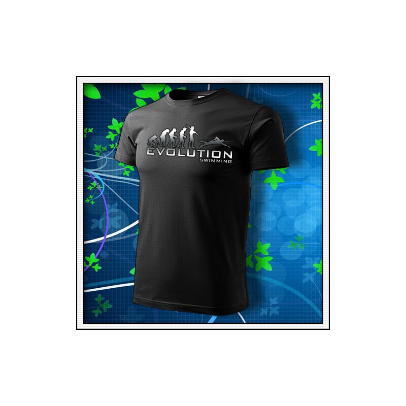 Evolution Swimming - unisex tričko reflexná potlač