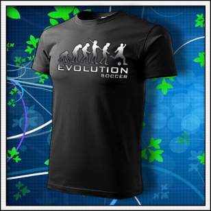 Evolution Soccer - unisex tričko reflexná potlač