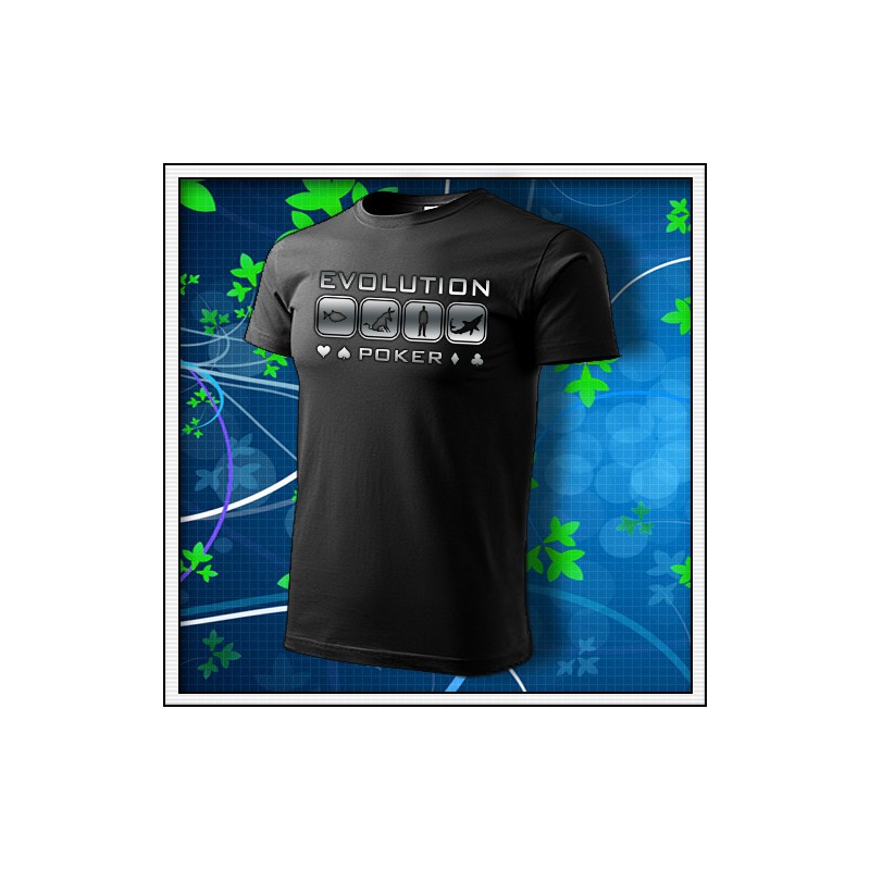 Evolution x - unisex tričko reflexná potlač