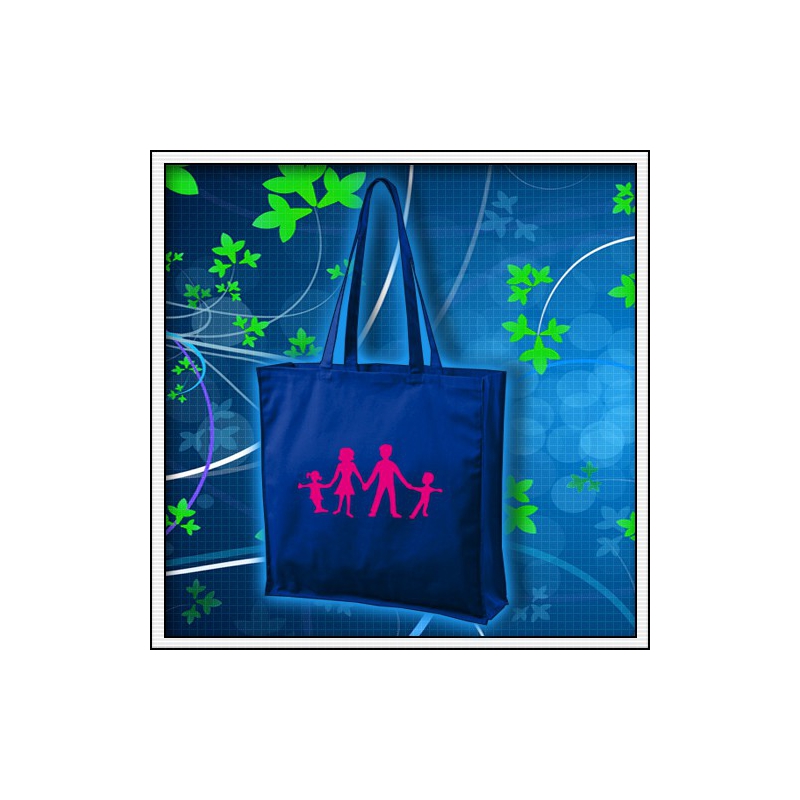 Symbol rodiny - kráľovská modrá taška