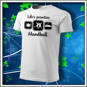 Life´s priorities - Handball - biele
