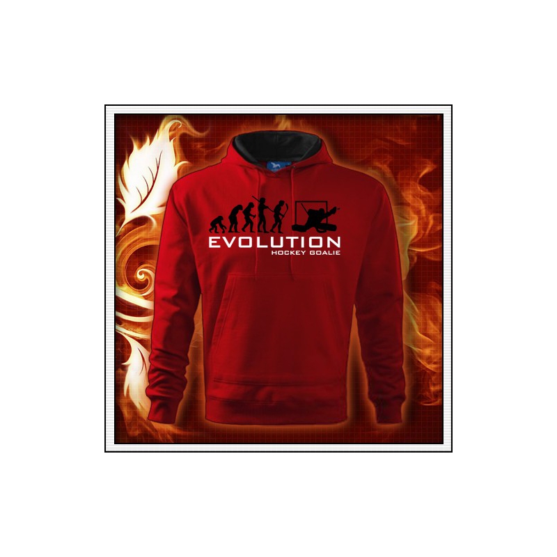 Evolution Hockey Goalie - červená mikina