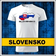 Slovensko tričká so znakom či mapou slovenska a trikolóry