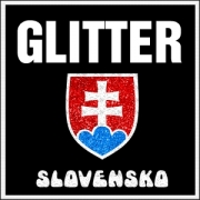 Slovensko malý znak Glitter