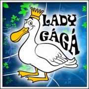 Vtipné tričko "Lady GáGá" paródia na Lady Gaga